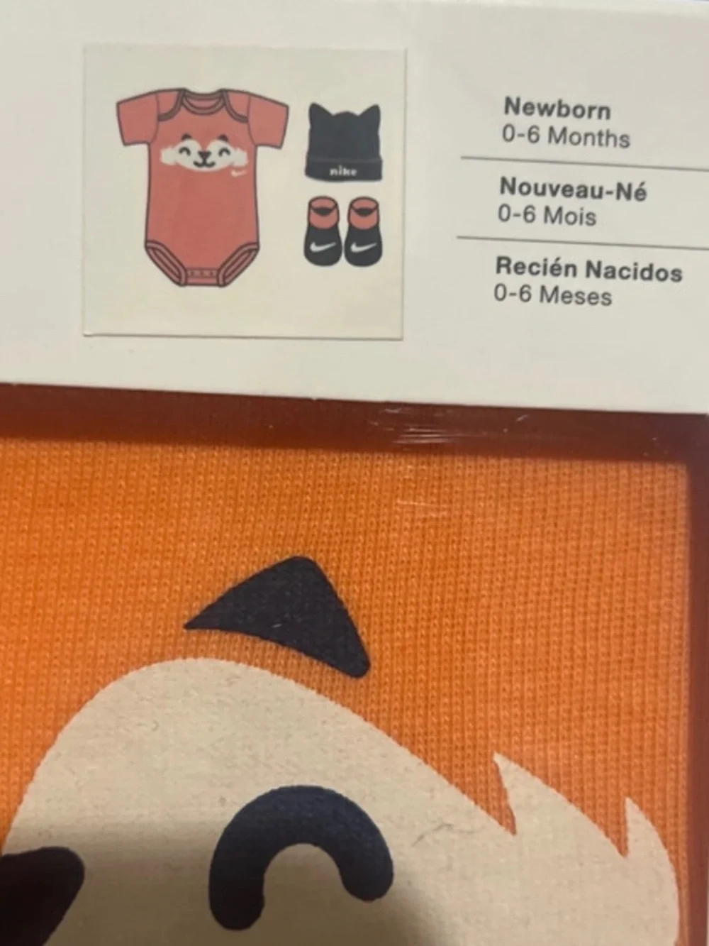 Nike 3 Piece Baby Gift Set, Size 0-6 M